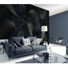 Fototapete Vlies 2243-20 GMK Art Edition Glossy Palms silber 8-tlg. 400 x 270 cm