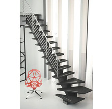 Geländer Aluminium für Pertura Agape 1/4 gewendelte Treppe
