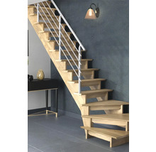 Geländer Aluminium für Pertura Agape 1/4 gewendelte Treppe
