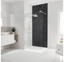 Duschrückwand SCHULTE DecoDesign Softtouch Stein Marmor-Anthrazit-Kupfer 255 x 100 cm D19010254 841-thumb-0