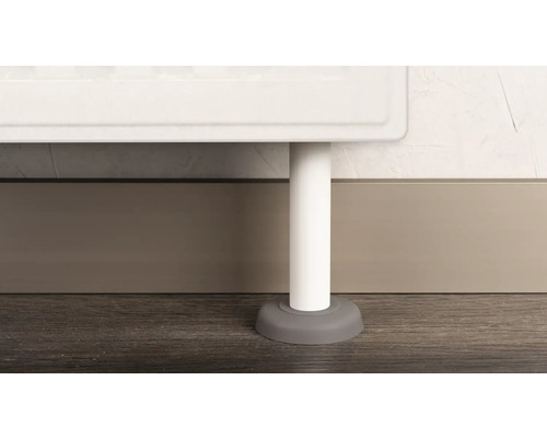 Waschtischunterschrankbein mit Fuß