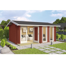 Holz Gartenhaus mit Doppeltür und Fenstern im Garten