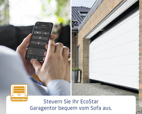 EcoStar Garagentor Steuerung mit Smartphone App.