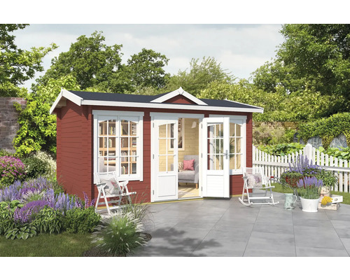 Gartenhaus Outdoor Life Kensington inkl. Fußboden 400 x 250 cm schwedenrot