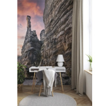 Fototapete Vlies Digitaldruck 363401 Magic Walls Berge braun 4-tlg. 212 x 265 cm