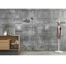 Fototapete Vlies 445503 Factory IV Stein-Optik grau 12-tlg. 300 x 558 cm