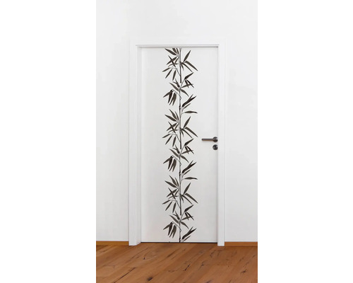 Zimmertür mit Bambus Design