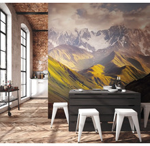 Fototapete Vlies 38257-1 The Wall Berge im Sonnenuntergang 7-tlg. 371 x 280 cm