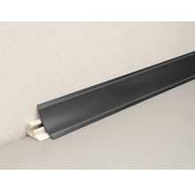 Wandabschlussleiste Schwarz 0190 23x31x635 mm