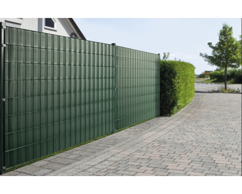 Doppelstabmattenzaun als Grundstückseinfriedung