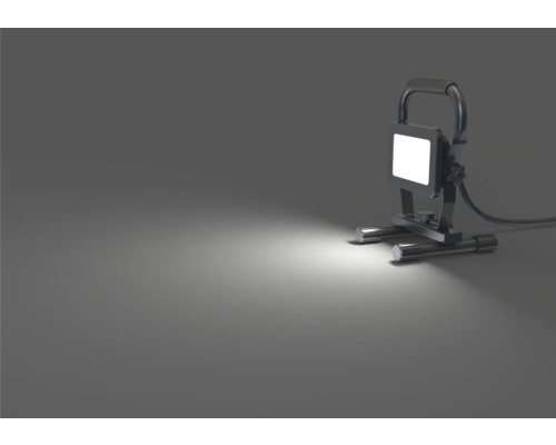 LED-Baustrahler mit Griff und Kabel