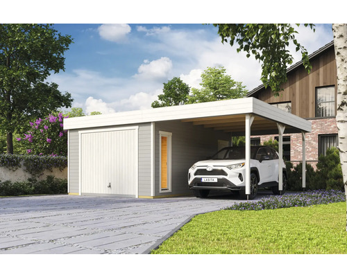 Einzelgarage Outdoor Life Bahamas mit Schwingtor inkl. Dachanbau 660 x 540 cm lichtgrau Einzelgarage Outdoor Life Bahamas mit Schwingtor inkl. Dachanbau 660 x 540 cm lichtgrau