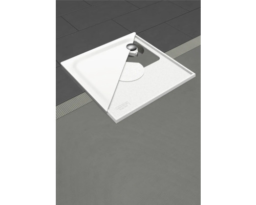 Quadratischer Duschablauf mit Abdeckung