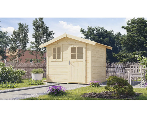 Gartenhaus weka 123 Gr. 1 inkl. Fußboden 241 x 205 cm natur