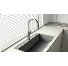 KEO Küchenarmatur KAWAI mit herausziehbarer Pefect Slide Handbrause chrom-thumb-7