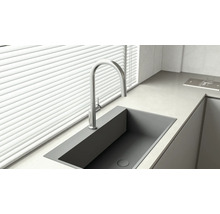 KEO Küchenarmatur KAWAI mit herausziehbarer Pefect Slide Handbrause edelstahl matt-thumb-7 KEO Küchenarmatur KAWAI mit herausziehbarer Pefect Slide Handbrause edelstahl matt-thumb-7