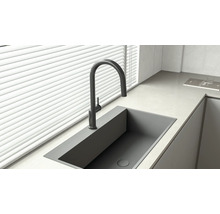 KEO Küchenarmatur KAWAI mit herausziehbarer Pefect Slide Handbrause schwarz matt-thumb-7 KEO Küchenarmatur KAWAI mit herausziehbarer Pefect Slide Handbrause schwarz matt-thumb-7