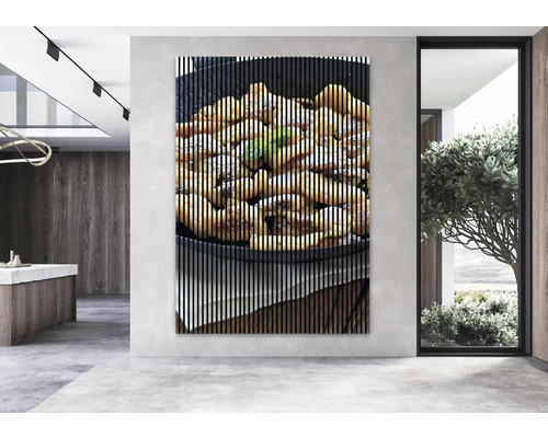 Dekoratives Wandbild mit einem Motiv von Krapfen