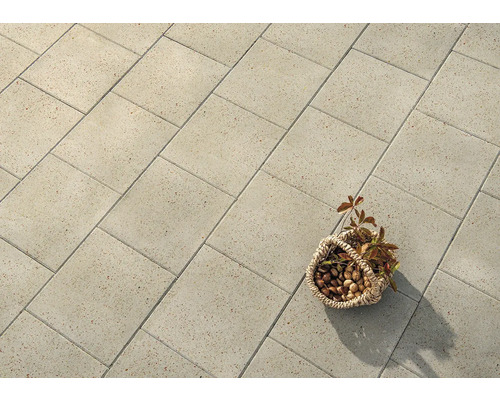 Beton Terrassenplatte iStone Brilliant karamel-beige 40 x 40 x 4 cm