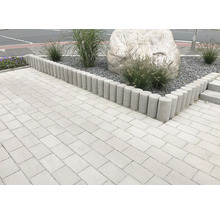 Rundpalisade iMount mit Hohlkehle grau 15 cm x 100 cm