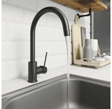 Küchenarmatur Lenz LIO schwarz matt 42040051