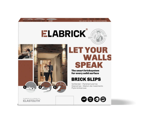 ELABRICK Karton mit Klinkerriemchen