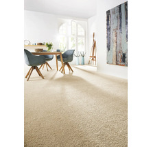 Teppichboden Shag Softness beige 400 cm breit (Meterware)-thumb-4 Teppichboden Shag Softness beige 400 cm breit (Meterware)-thumb-4