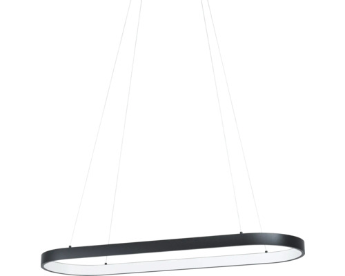 Ovale Hängeleuchte mit LED