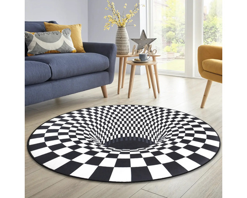 Teppich Illusion rund 100 cm