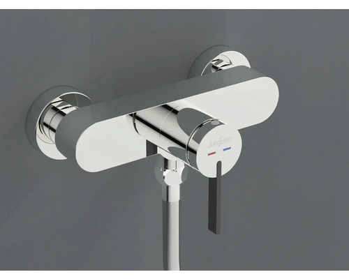 Wandmontierte Duscharmatur