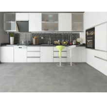 Wand- und Bodenfliese Terra cemento 59,7x59,7cm matt rektifiziert