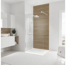 Duschrückwand SCHULTE DecoDesign Japandi horizontal Holzoptik Lärche 255 x 100 cm D1901025 539