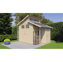 Gerätehaus Konsta Studio Set 2 mit Fußboden 290 x 202 cm natur-thumb-3