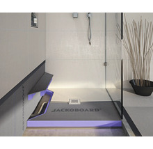 Badezimmer mit Duschboden und Entwässerungssystem von Jackoboard