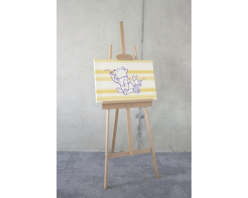 Winnie Puh und Ferkel Leinwand auf Staffelei