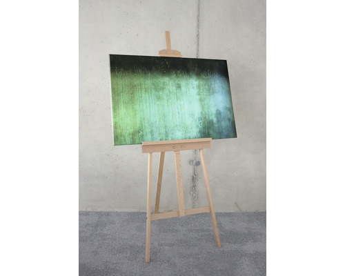 Holzstaffelei mit Leinwand