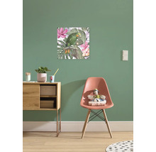 Leinwandbild Hibiscus Flirt 40x40 cm