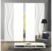 Dekorative Schiebegardine im Wohnzimmer