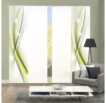 Dekoschals mit abstrakten Mustern im Wohnzimmer