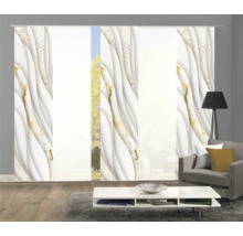 Schiebegardine mit abstraktem Muster für Fensterdekoration