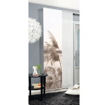 Dekorativer Schiebevorhang mit Schilfmotiv für Fenstergestaltung