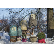 Winterschutz Videx Vlieshaube "Hirsch-Geweih" ® H110xB110 cappuccino/beige