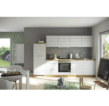 Held Möbel Küchenzeile mit Geräten Florenz 300 cm | HORNBACH | Sockelblenden