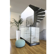 Glasscheibe VSG weiss für Pertura Pontos Glasgeländer 16x800x1000 mm