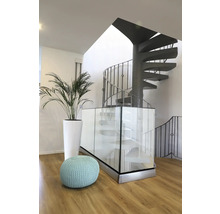 Glasscheibe VSG weiss für Pertura Pontos Glasgeländer 16x700x1000 mm