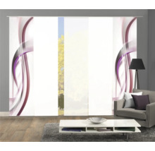 Raumansicht mit Schiebegardinen mit modernem Design