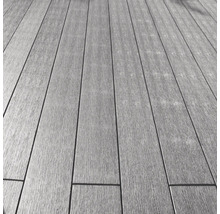 Konsta WPC Terrassendiele Nativo Eiche hellgrau Usedwood Vollprofil beschichtet 3000 x 142 x 22,5 mm