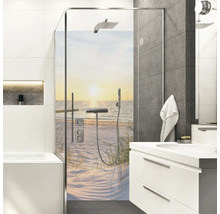 Duschrückwand mySpotti Shower Sunset Sonnenuntergang Strand 255 x 100 cm SH-255100-1969-HB