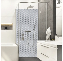 Duschrückwand mySpotti Shower Achill Fliesenoptik Muschel 255 x 100 cm SH-255100-1773-HB