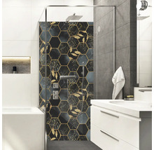 Duschrückwand mySpotti Shower Nick Fliesenoptik 255 x 150 cm SH-255150-1855-HB